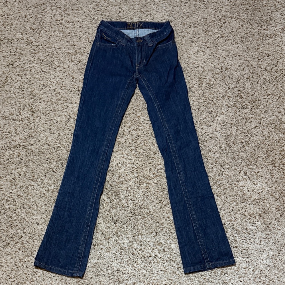 Kimes Ranch Dark Blue Flare Jeans